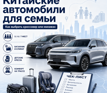 Как выбрать китайский автомобиль для семьи