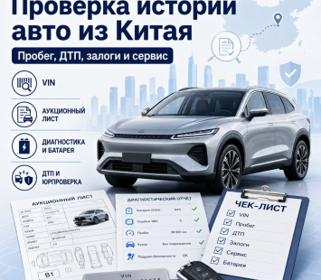 Как проверить историю китайского автомобиля перед покупкой